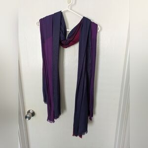 LOFT Blue, Purple & Magenta Scarf Size OS